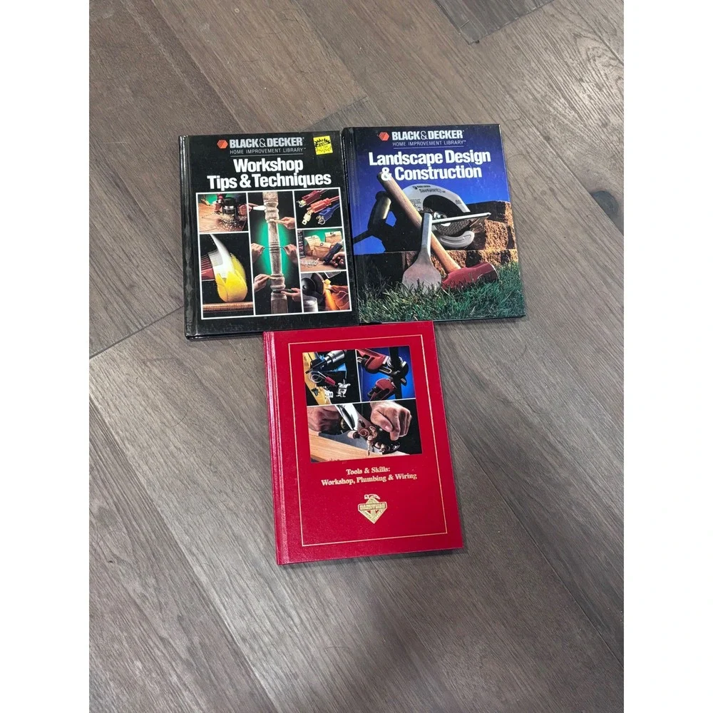 Black & Decker Home Improvement Library & Handyman Club DIY Books Set of 3
